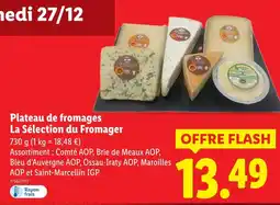Lidl Plateau de fromages la sélection du fromager offre