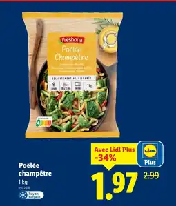 Lidl Poêlée champêtre offre