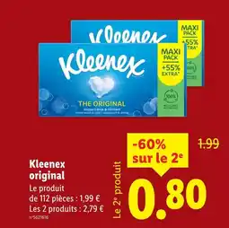 Lidl Kleenex original offre