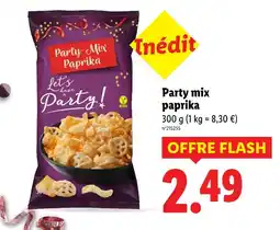 Lidl Party mix paprika offre