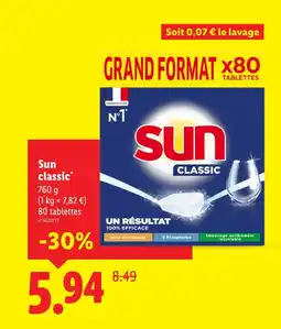 Lidl Sun classic offre