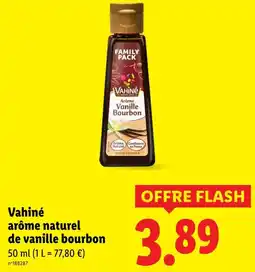 Lidl Vahiné arôme naturel de vanille bourbon offre