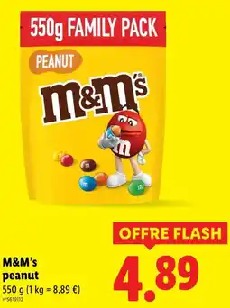 Lidl M&m's peanut offre