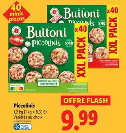 Lidl Buitoni piccolinis offre