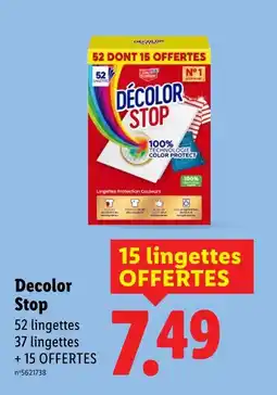 Lidl Decolor stop offre