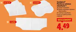 Lidl Sensiplast patchs ou ceinture chauffants offre
