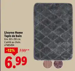 Lidl Livarno home tapis de bain offre