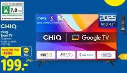 Lidl Chiq smart tv offre