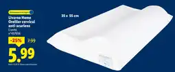 Lidl Livarno home oreiller cervical anti-acariens offre