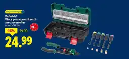 Lidl Parkside - pince pour écrous à sertir avec accessoires offre