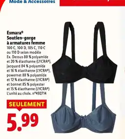 Lidl ESMARA Soutien-gorge à armatures femme offre