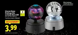 Lidl Livarno Home Éclairage fête ou boule disco LED offre