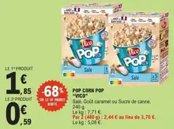 E.Leclerc Pop corn pop vico offre