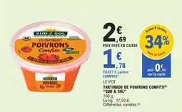 E.Leclerc Tartinade de poivrons confits sud & sol offre
