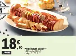 E.Leclerc Pain bretzel garni offre