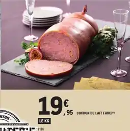 E.Leclerc Cochon de lait farci offre