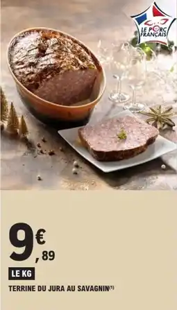E.Leclerc Terrine du jura au savagnin offre