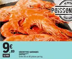E.Leclerc Crevettes sauvages cuites offre