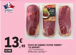 E.Leclerc Filets de canard l'extra tendre le gaulois offre
