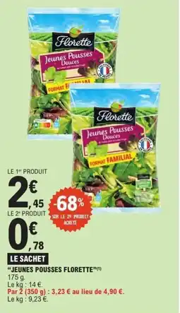 E.Leclerc Jeunes pousses florette offre