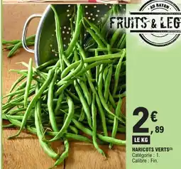 E.Leclerc Haricots verts offre