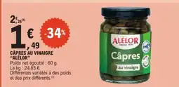 E.Leclerc Câpres au vinaigre alélor offre