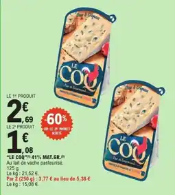 E.Leclerc Le coq 41% mat.gr. offre