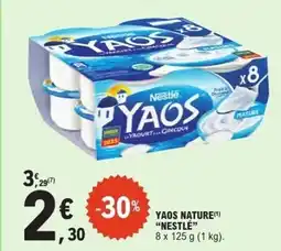 E.Leclerc Yaos nature nestlé offre