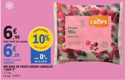 E.Leclerc Mélange de fruits rouges surgelés crop's offre