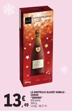 E.Leclerc La bouteille glacée vanille cerise erhard offre