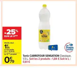 Carrefour CARREFOUR SENSATION Tonic offre