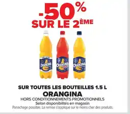 Carrefour ORANGINA Sur toutes les bouteilles offre