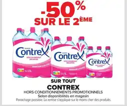 Carrefour CONTREX Sur tout offre
