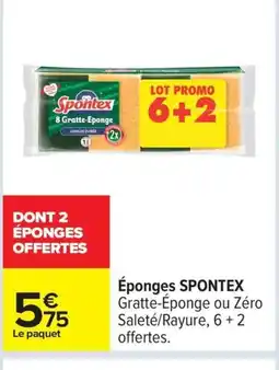 Carrefour SPONTEX Éponges offre