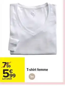 Carrefour TEX T-shirt femme offre