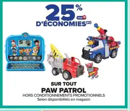 Carrefour PAW PATROL Sur tout offre