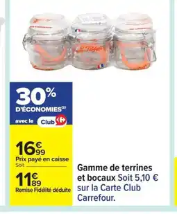 Carrefour Gamme de terrines et bocaux offre