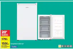 Carrefour CURTISS Congélateur table top offre
