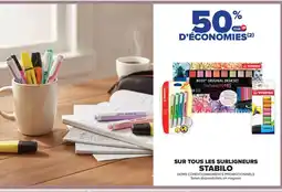 Carrefour STABILO Sur tous les surligneurs offre