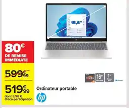 Carrefour HP Ordinateur portable offre