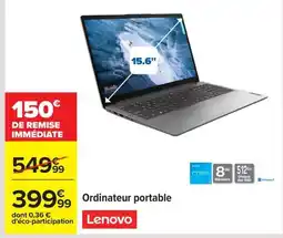 Carrefour LENOVO Ordinateur portable offre