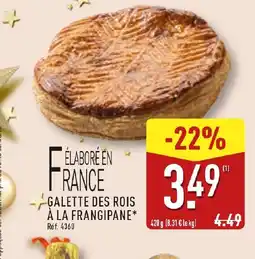 ALDI Galette des rois à la frangipane offre