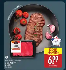 ALDI ST-CLÉMENT LE BOUCHER 4 Steaks offre