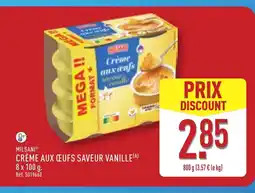 ALDI MILSANI Crème aux œufs saveur vanille offre