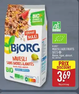 ALDI BJORG Muesli aux fruits secs offre