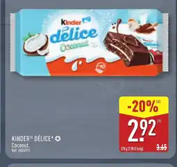 ALDI KINDER Délice offre