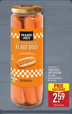 ALDI TRADER JOE'S Saucisses hot dogs offre