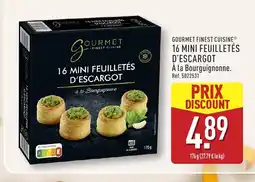 ALDI GOURMET FINEST CUISINE 16 mini feuilletés d'escargot offre