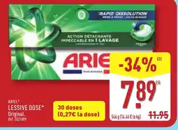 ALDI ARIEL Lessive dos offre