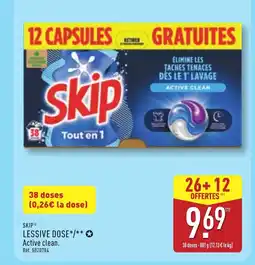 ALDI SKIP Lessive dos offre